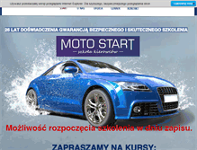 Tablet Screenshot of moto-start.pl
